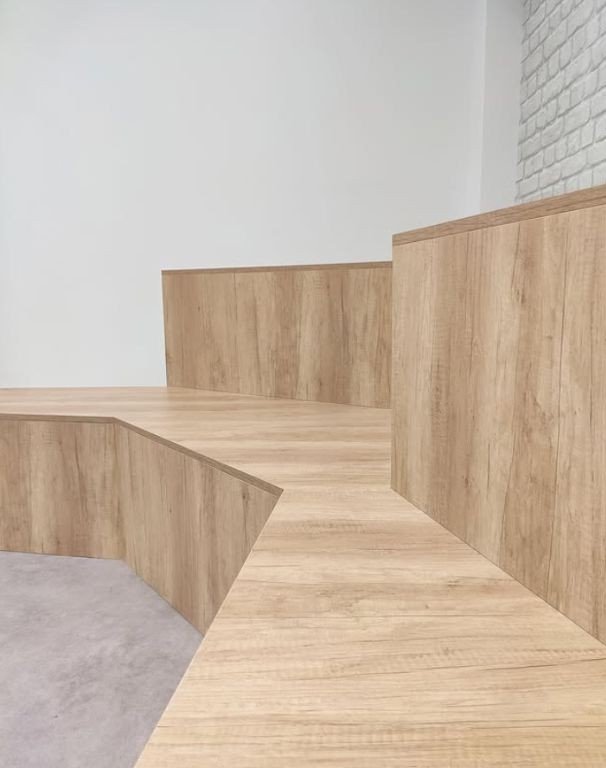 detalle reforma interior incubadora de empresas en guipuzcoa por estudio de arquitectura arkiges eibar